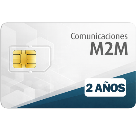 Tarjeta SIM M2M de 2 años