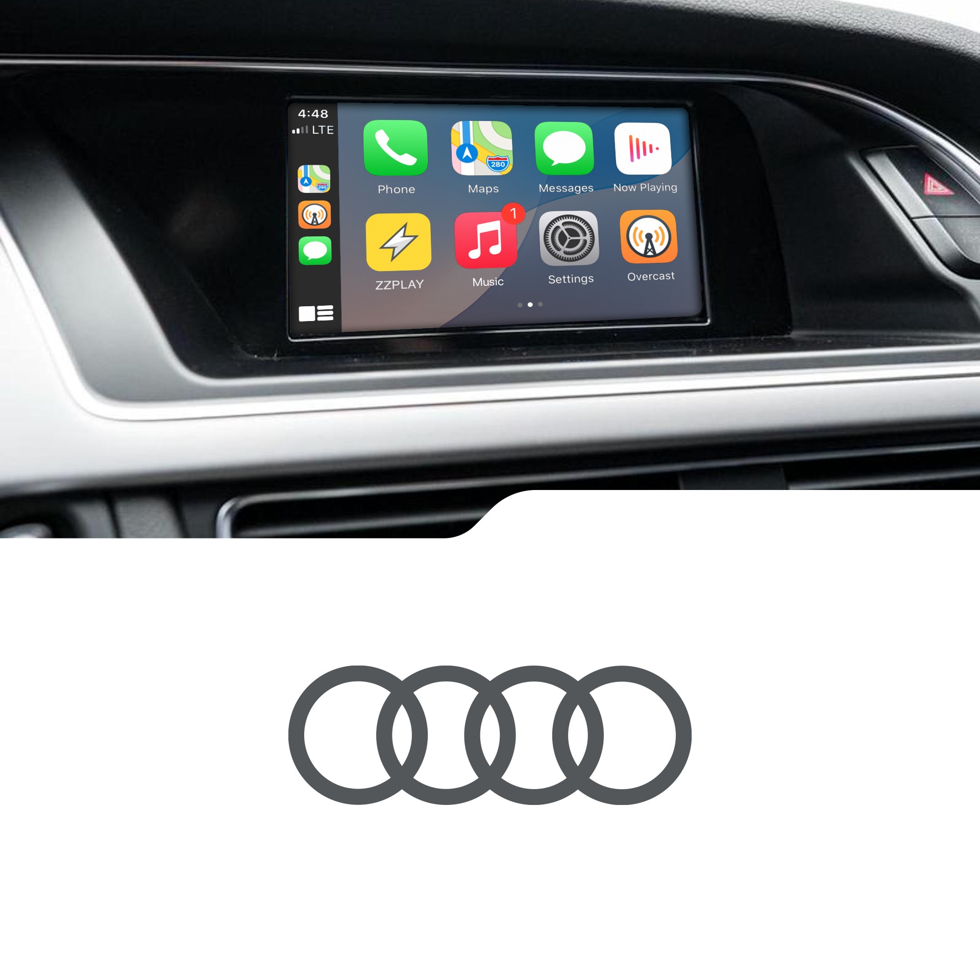 Interfaz CP/AA Audi IT3-SYM