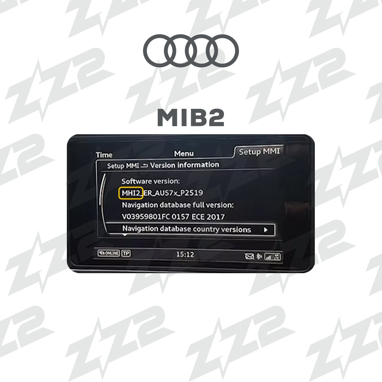 Pantalla CP&AA Audi DZZ-MIB2-A3-8V-10-LHD - Imagen 2