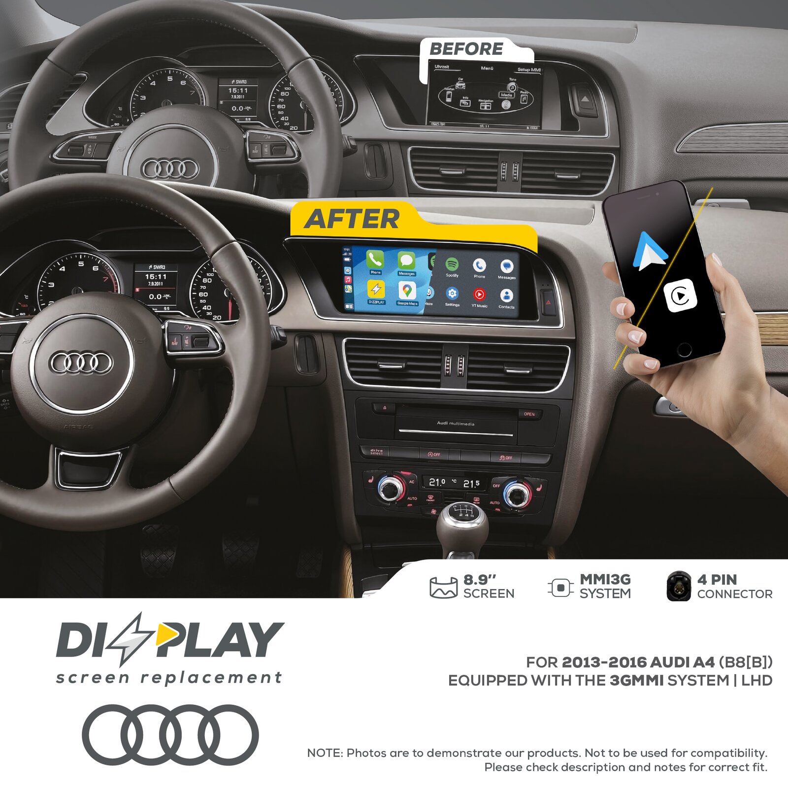 DZZ-MMI3G-A4-B8B-8-LHD