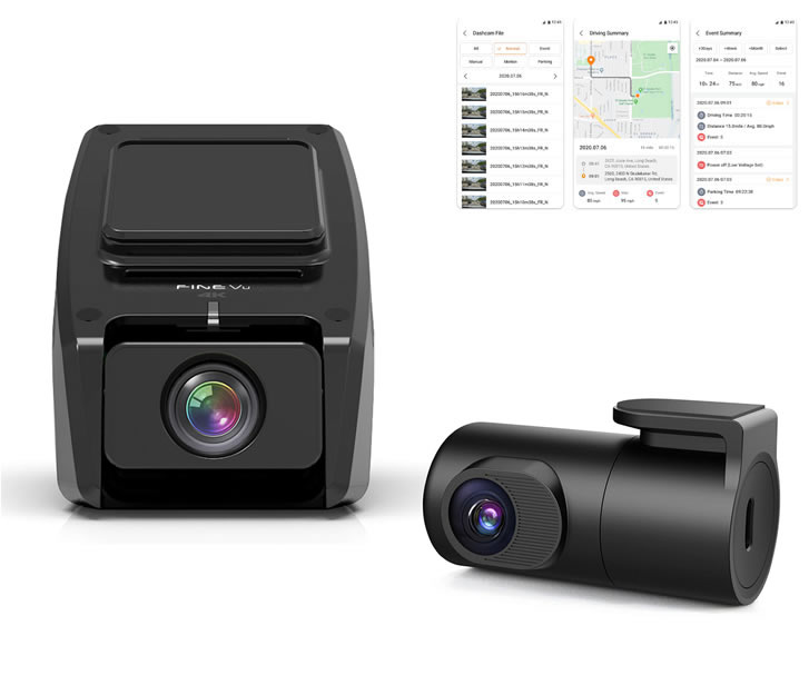 FineVu GX1600 cámara trasera